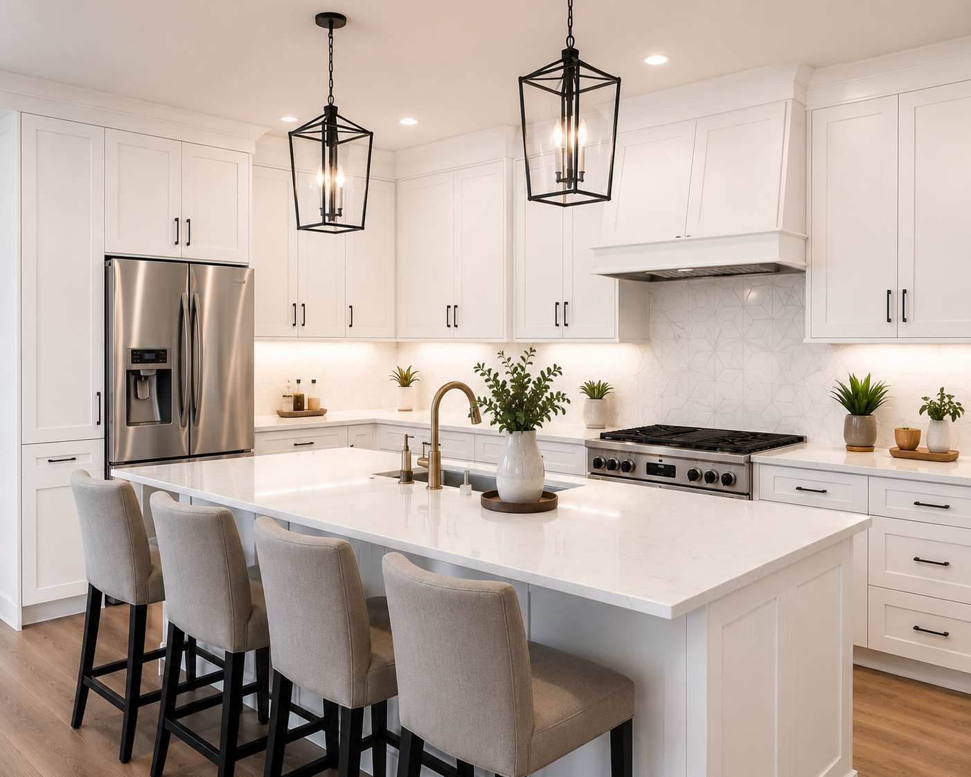 Crisp White · Open Concept